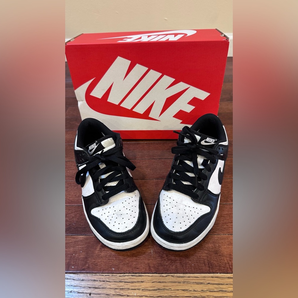 Nike Black and White Low-Top Sneakers